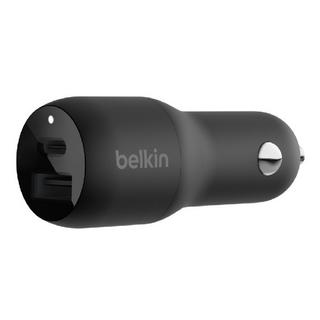 Buy Belkin dual ports 37w car charger - black in Kuwait