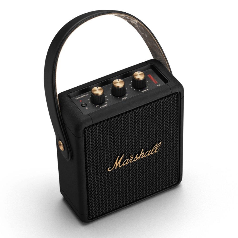 Marshall Stockwell II Bluetooth Speaker - Black/Brass