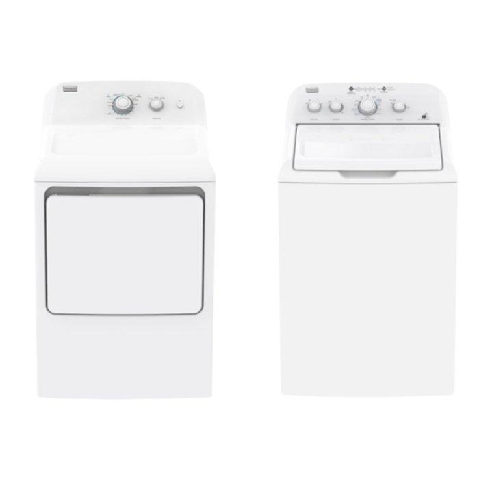 Frigidaire 10KG Air Vented Dryer + Frigidaire 17Kg Top Load Washer