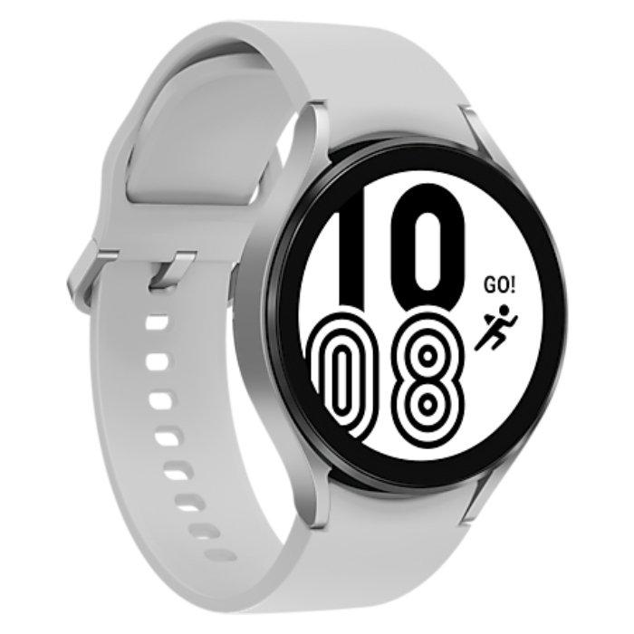 ساعة سامسونج جالاكسي 4 بحجم 44 مم  - فضي