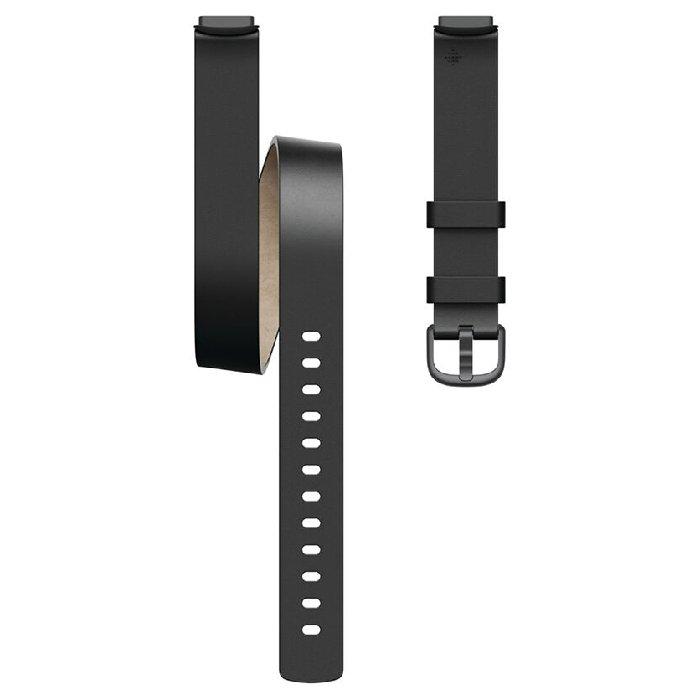 Fitbit Luxe Leather Double Wrap - Black