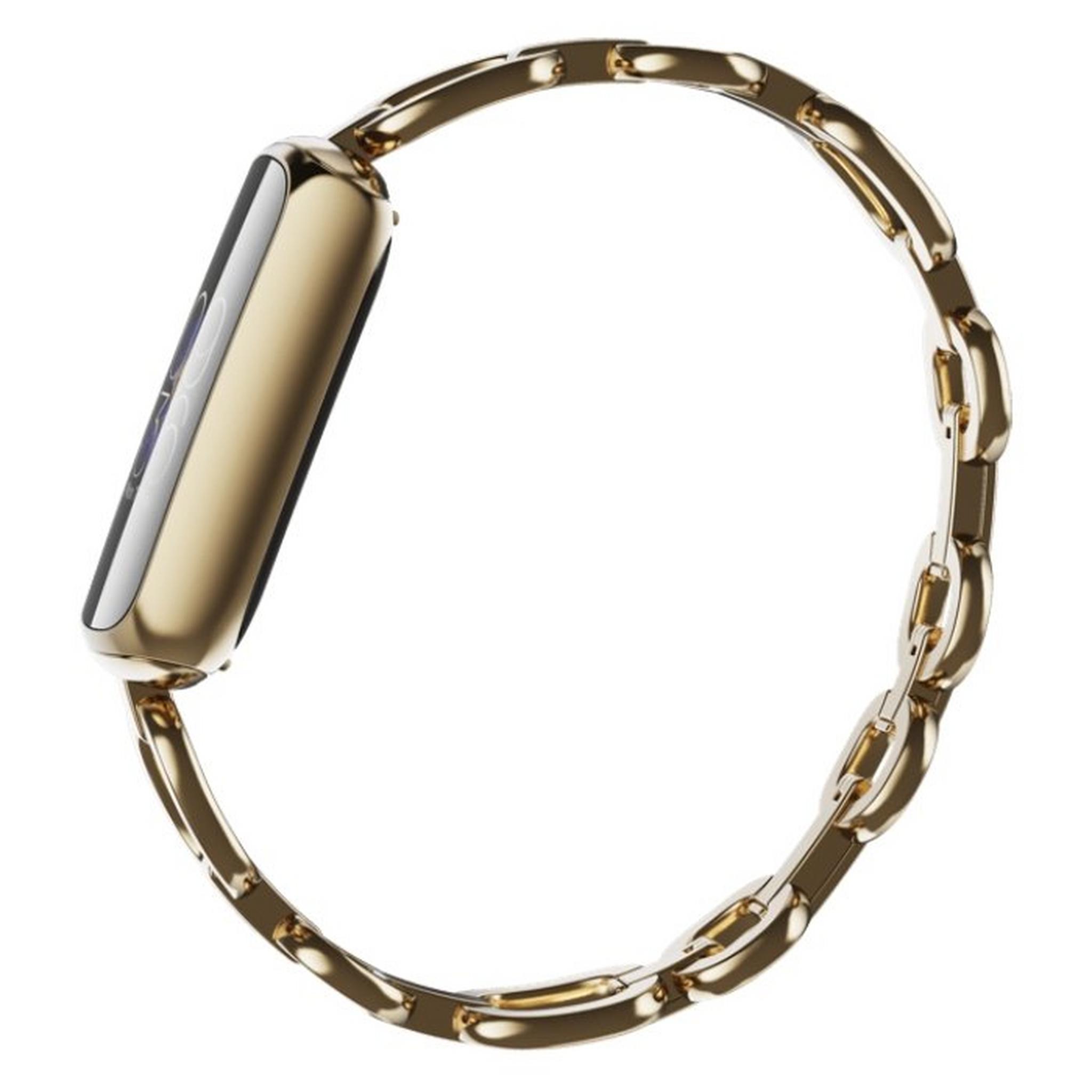 Fitbit Luxe Activity Tracker - Special Edition/ Gorjana Soft Gold