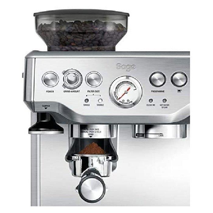 Sage Barista Express Coffee Maker, 1850W, 2L, SES875BSS - Stainless Steel