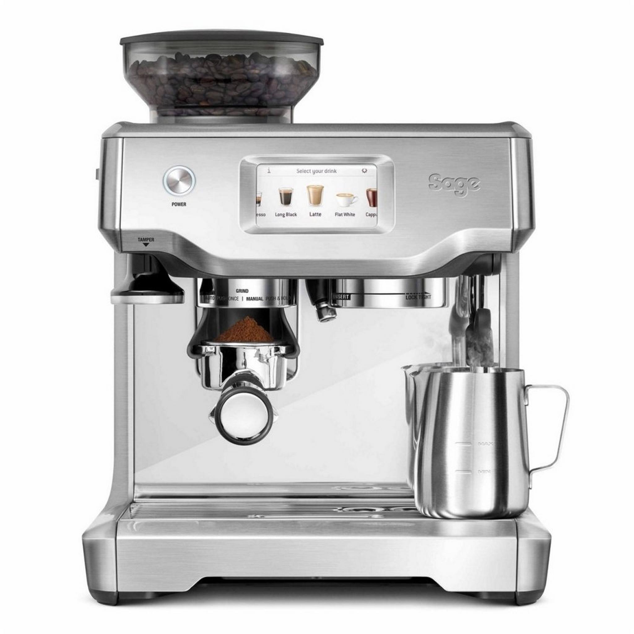 Sage Barista Touch Espresso Coffee Maker, 1680W, 2L, SES880BSS - Stainless Steel