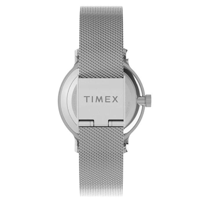 TIMEX Transcend Watch for Women, Analog, 31mm, Stainless Steel Mesh, TW2U92900 – Silver