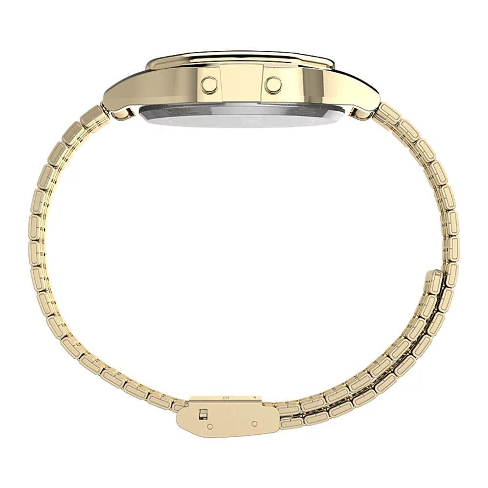 TIMEX T80 Unisex Watch, Digital, 34mm, Stainless Steel Strap, TW2V19500 – Gold