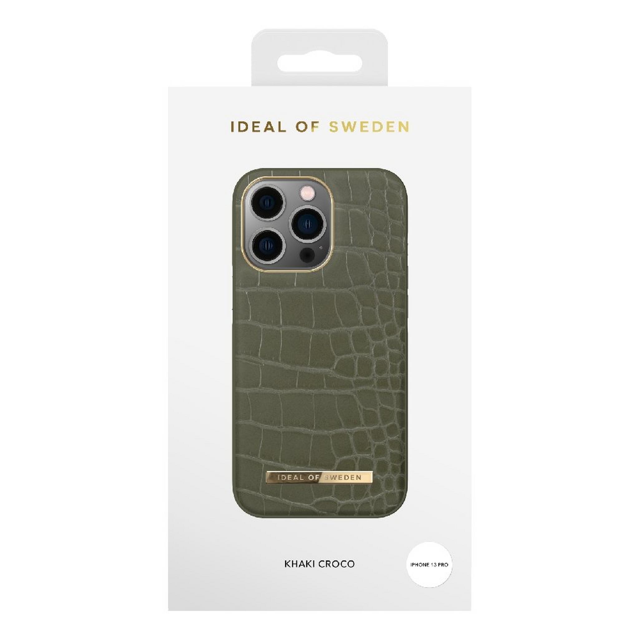 Ideal of Sweden iPhone 13 Pro Case - Khaki Croco