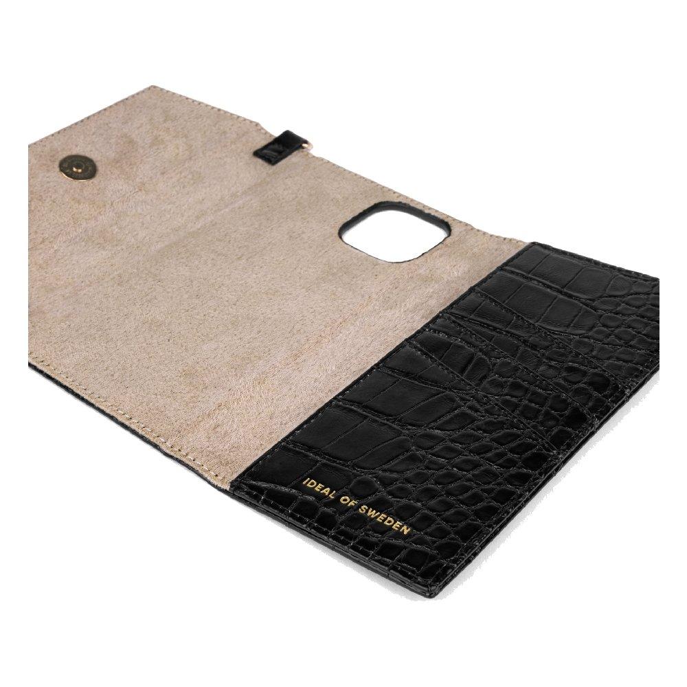 Ideal of Sweden iPhone 13 Pro Case - Black Croco