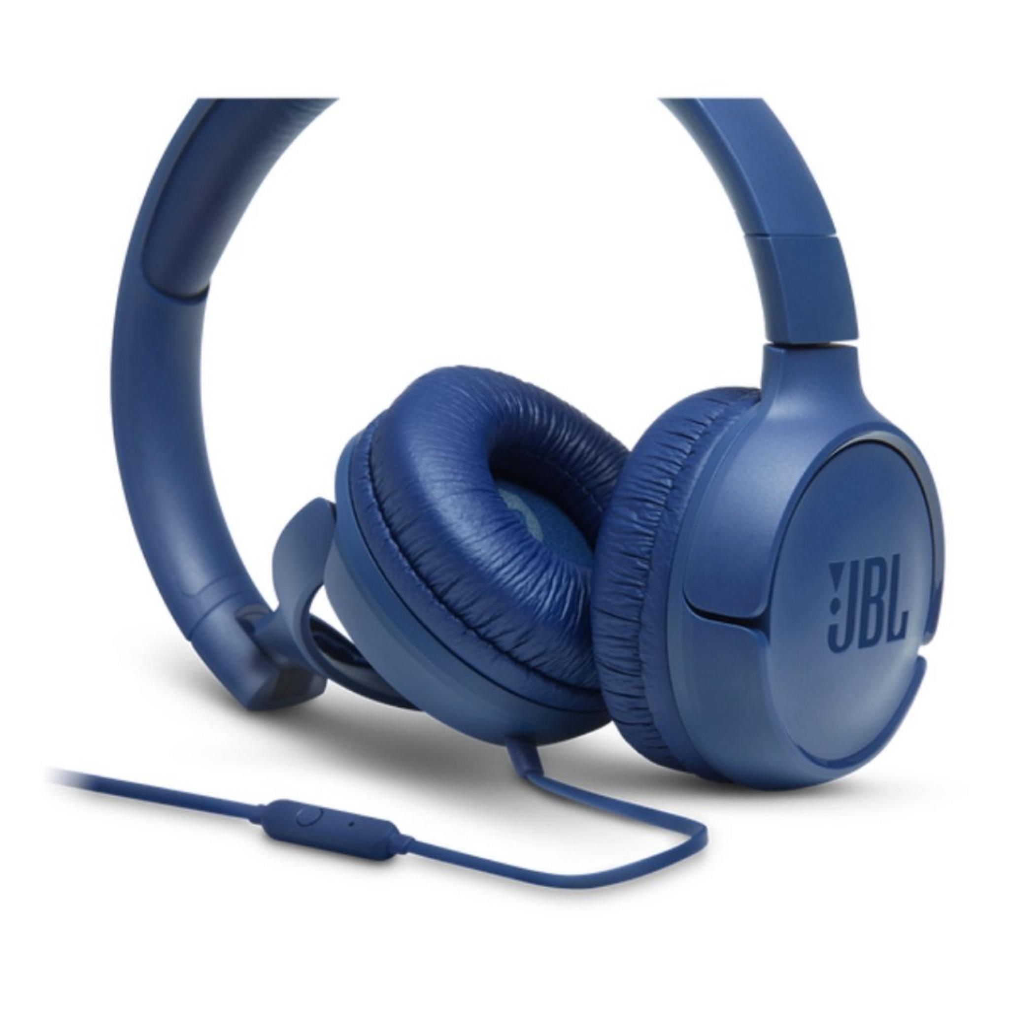 سماعة الرأس سلكية على الأذن من جي بي إل (500BT) - أزرق