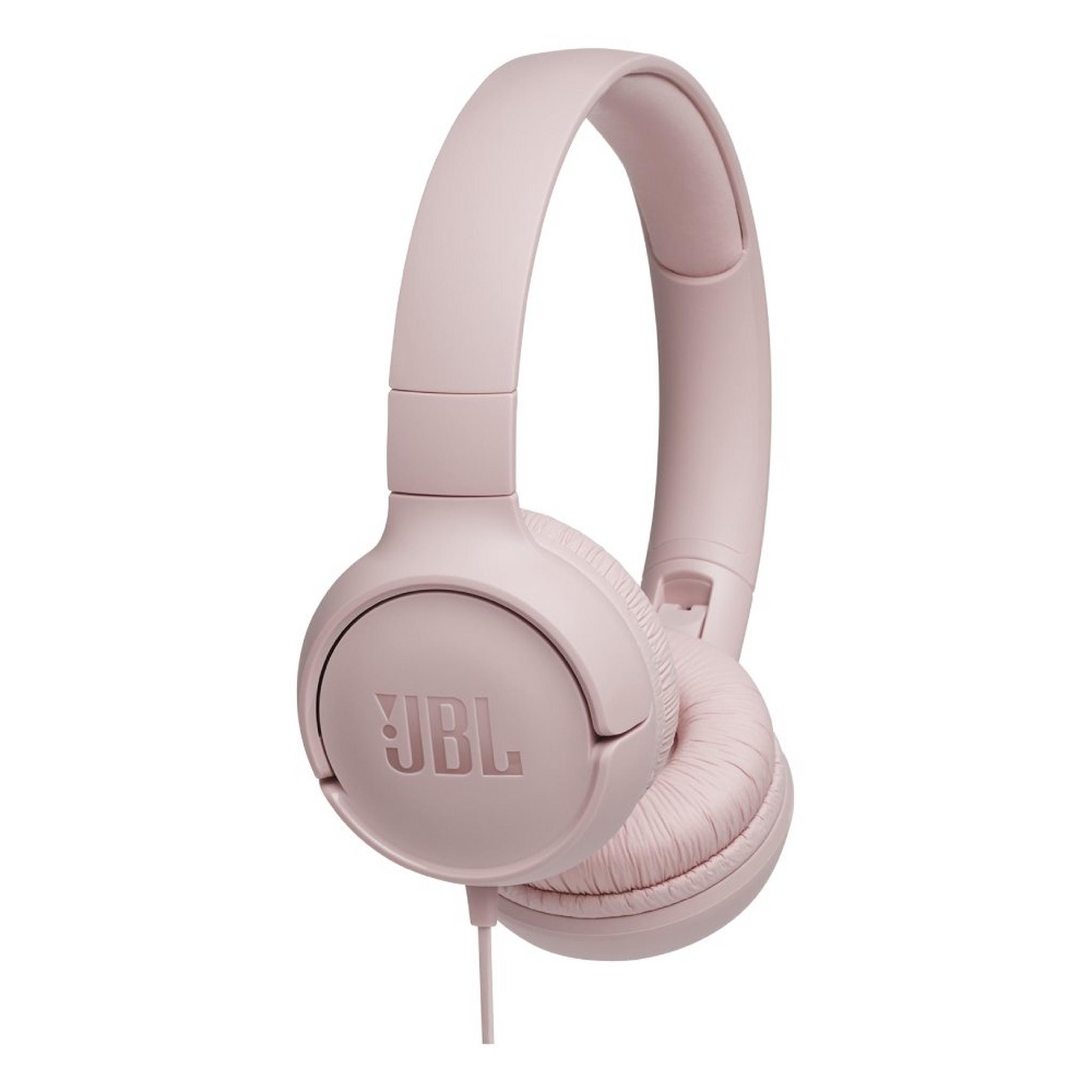 JBL T500 On-Ear Wired Headphones - Pink