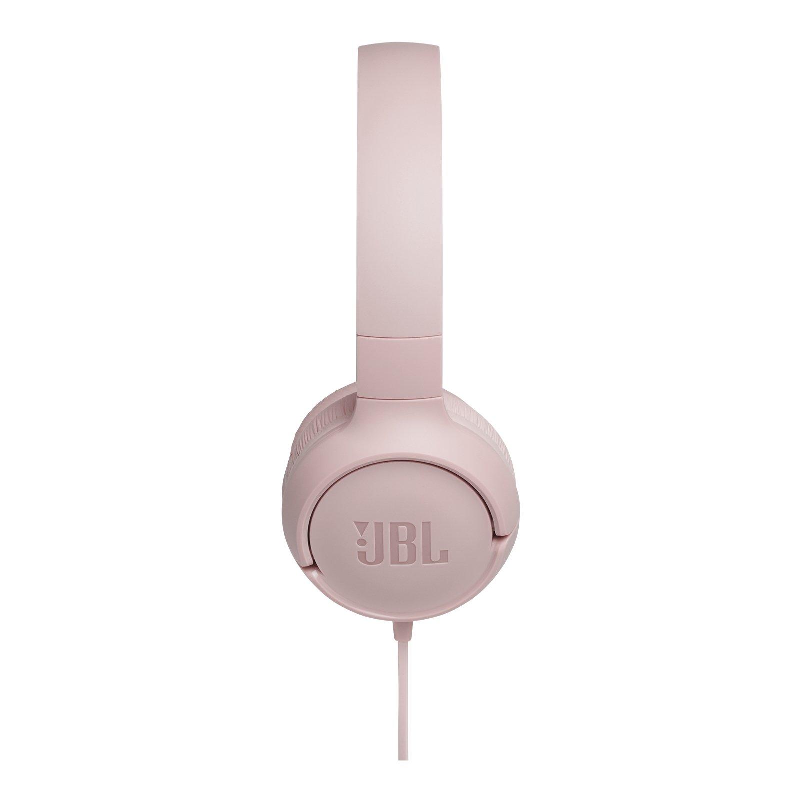 JBL T500 On-Ear Wired Headphones - Pink