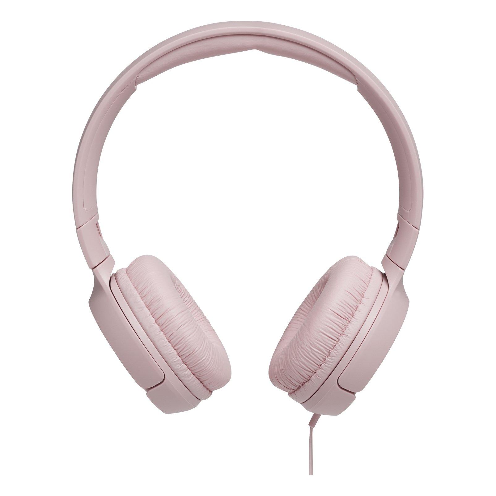 JBL T500 On-Ear Wired Headphones - Pink