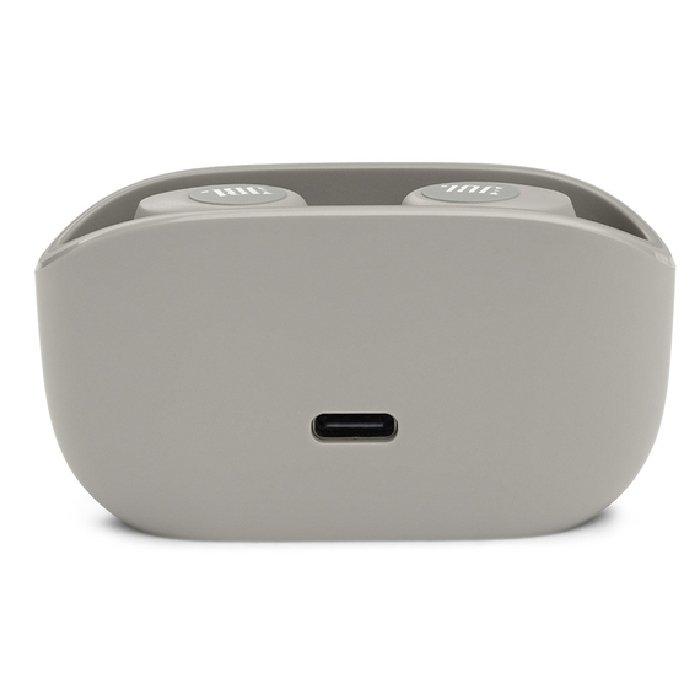 سماعات ايربادز لاسلكي حر ويف100 20 ساعة من جي بي ال - فضي