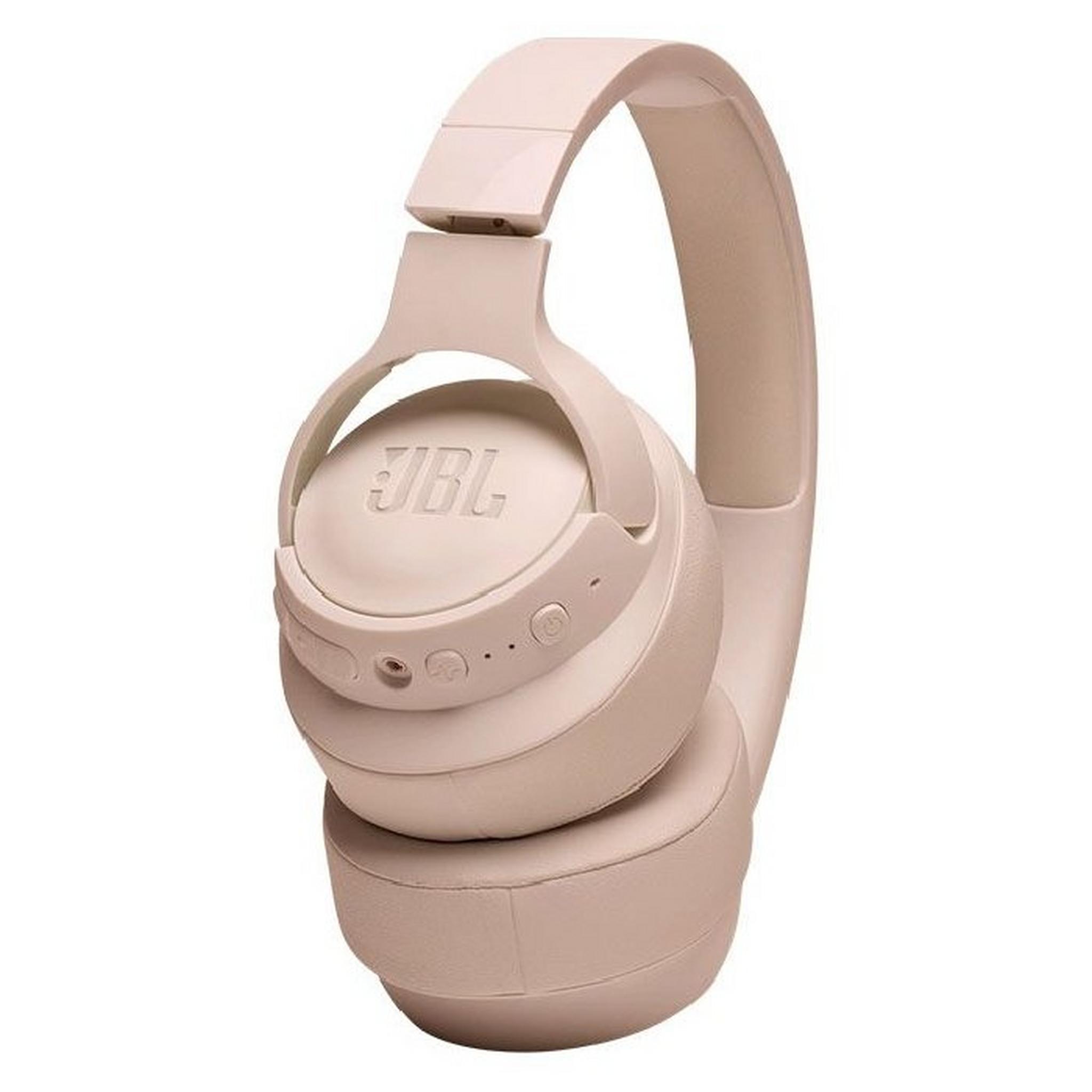 سماعة رأس جي بي ال تيون 760 ان سي لاسلكية مع تقنية إلغاء الضوضاء 35 ساعة - بيج