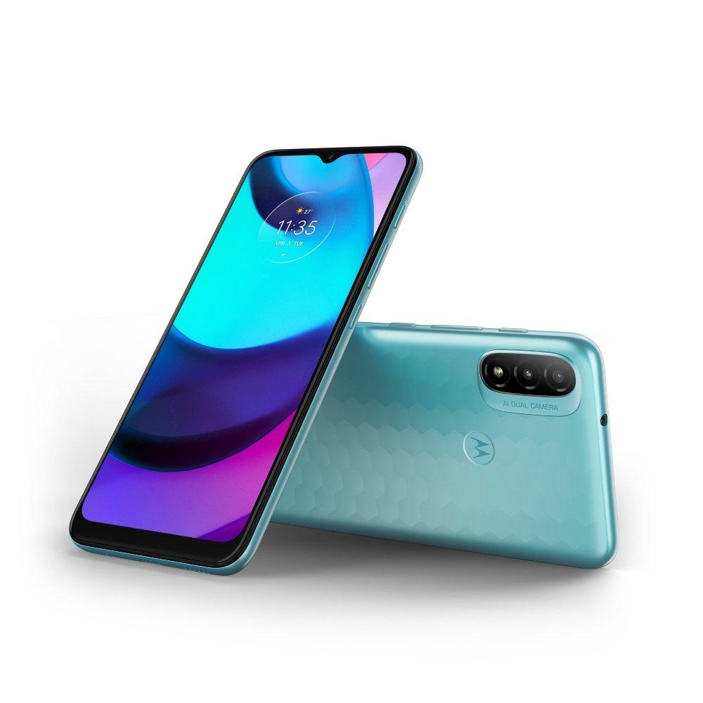 هاتف موتورولا موتو إي20 32 جيجابايت - أزرق