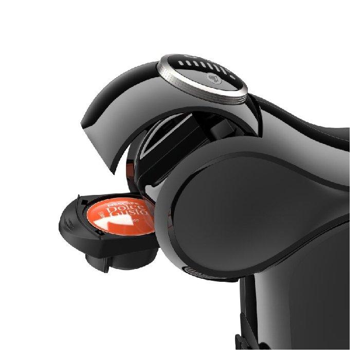 ماكينة تحضير القهوة ديلونجي دولتشي قوستو جينيو اس بلس، قدرة 1460 واط، سعة 0.8 لتر، EDG315.B - أسود