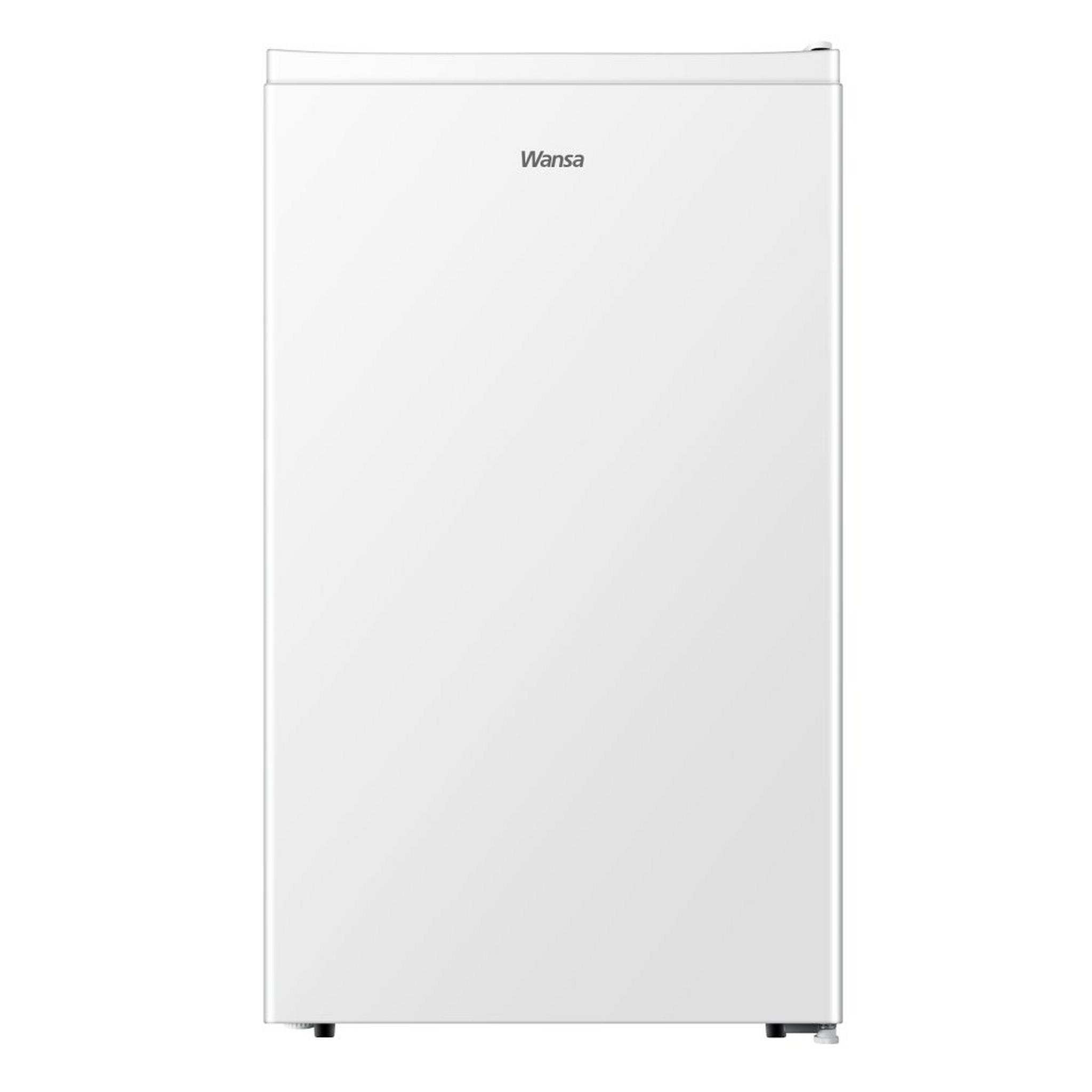 Wansa Single Door Refrigerator Mini Bar 4 CFT (WROG-120-DSC102) White