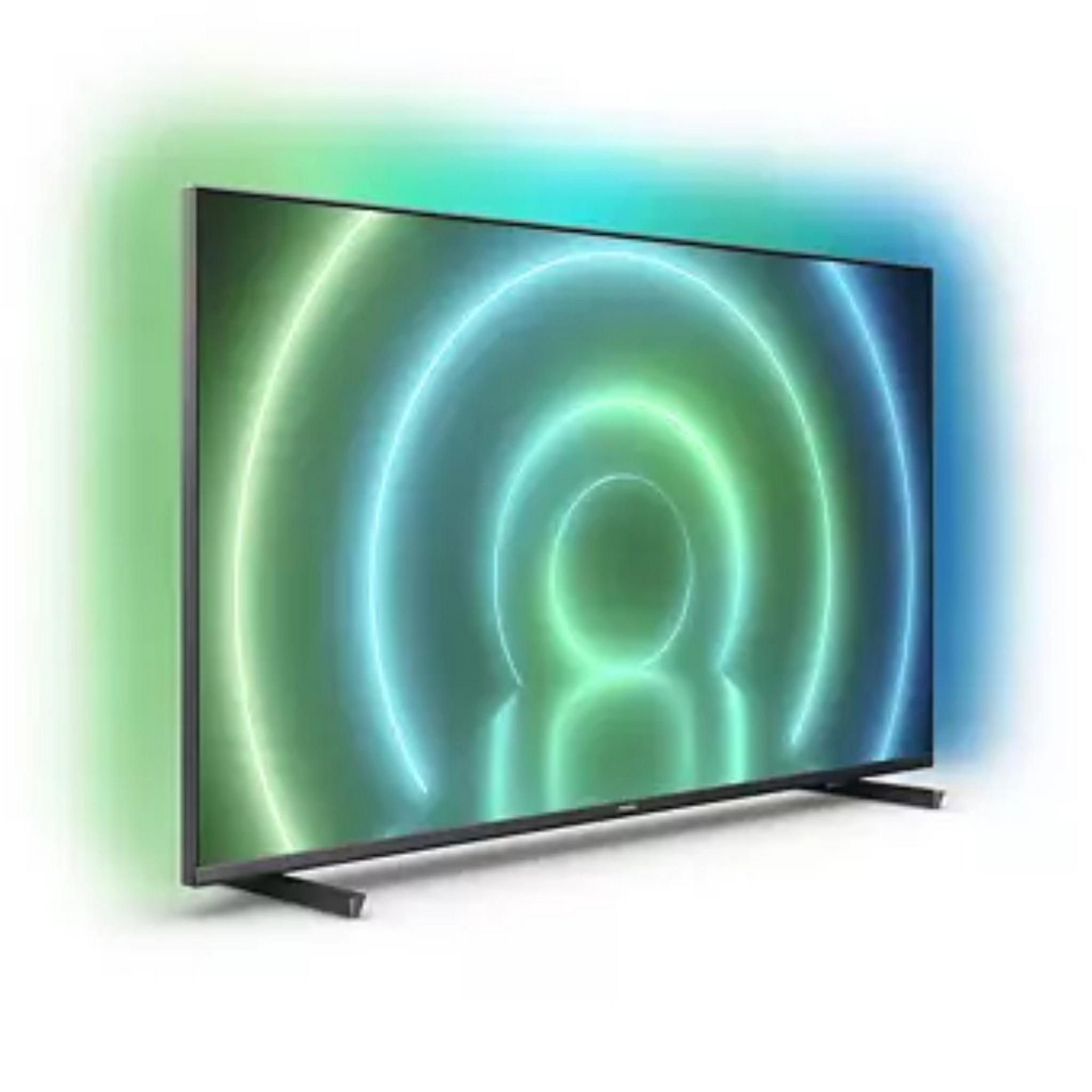تلفزيون فيلبس أندرويد 4 كي ال اي دي بحجم 50 بوصة (50PUT7906/56)