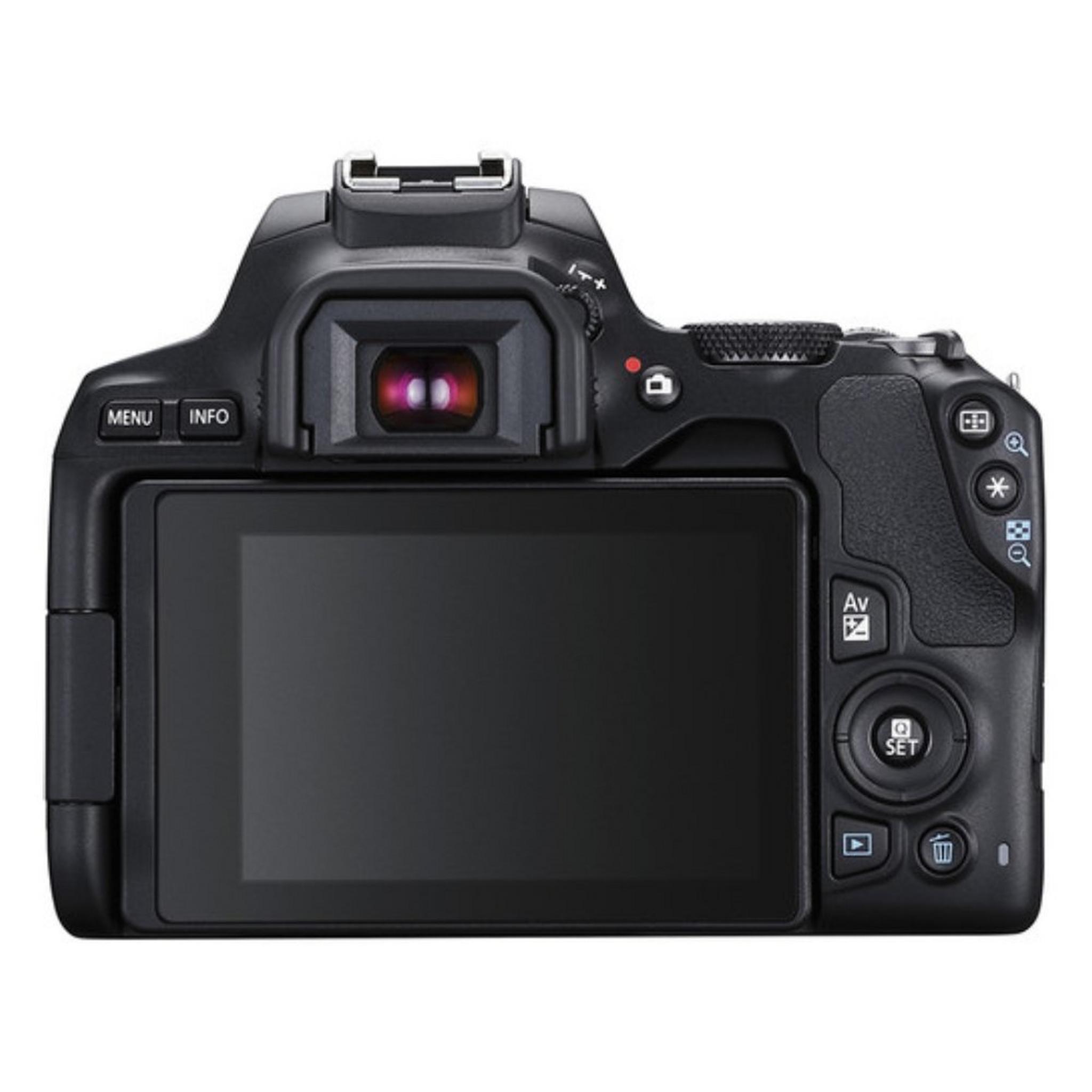 Canon EOS 250D DSLR Camera + 18-55mm Lens + 75-300mm Lens - Black