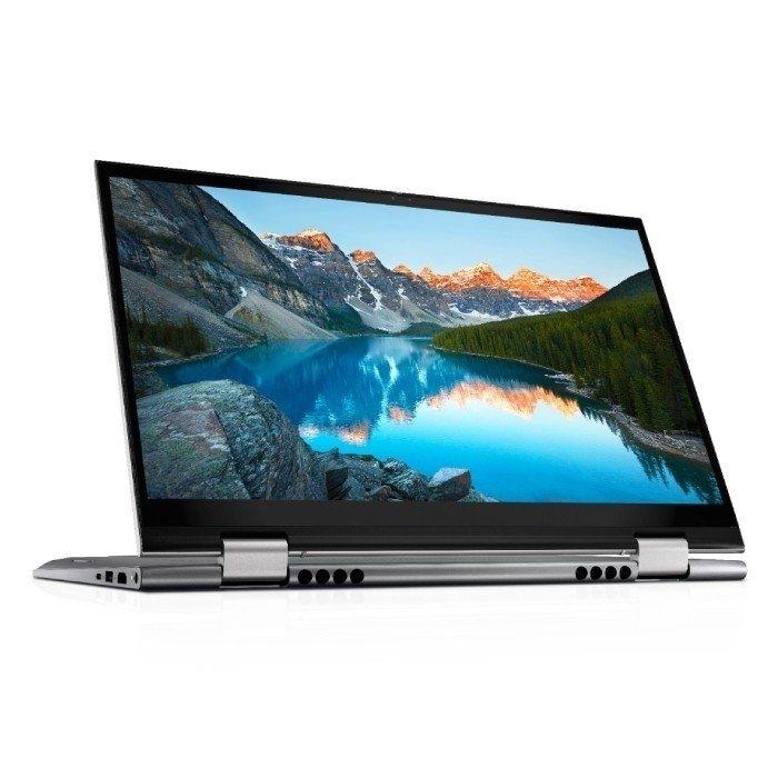 لابتوب انسبيرون قابل للطي، انتل كور اي3 الجيل 11، رام 4 جيجابايت، 256 جيجابايت اس اس دي، 14 بوصة كاملة الوضوح من ديل - فضي