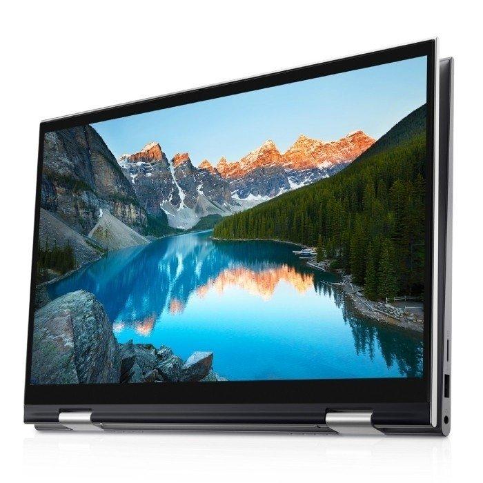 لابتوب انسبيرون قابل للطي، انتل كور اي3 الجيل 11، رام 4 جيجابايت، 256 جيجابايت اس اس دي، 14 بوصة كاملة الوضوح من ديل - فضي