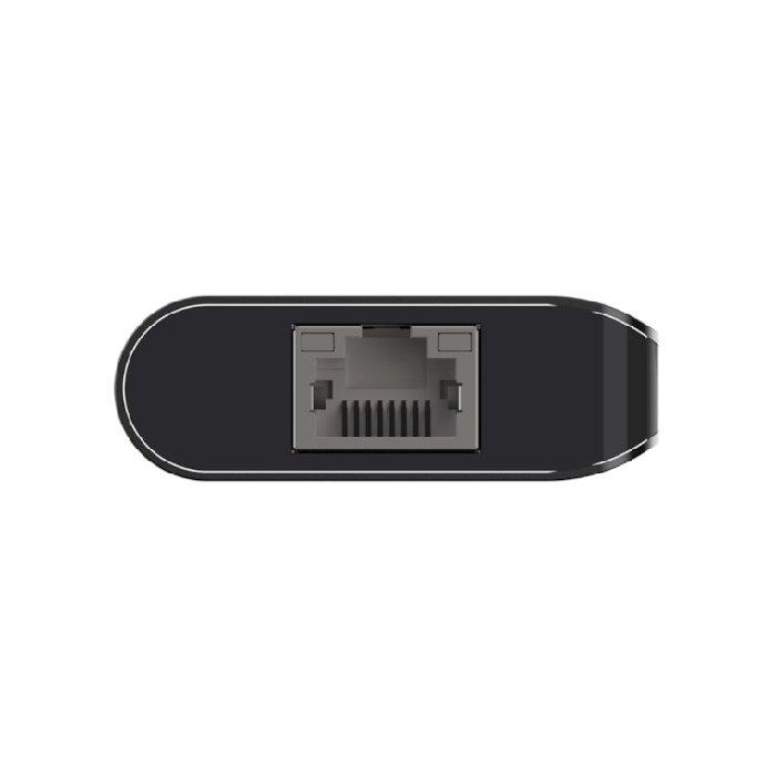 محول موزع متعدد المنافذ 6 في1 يو اس بي سي من بيلكن - فضي