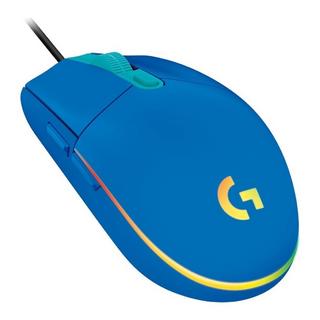 Buy Logitech g203 lightsync wired gaming mouse - blue in Saudi Arabia