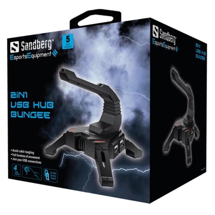 Sandberg 2 in 1 USB Hub Bungee