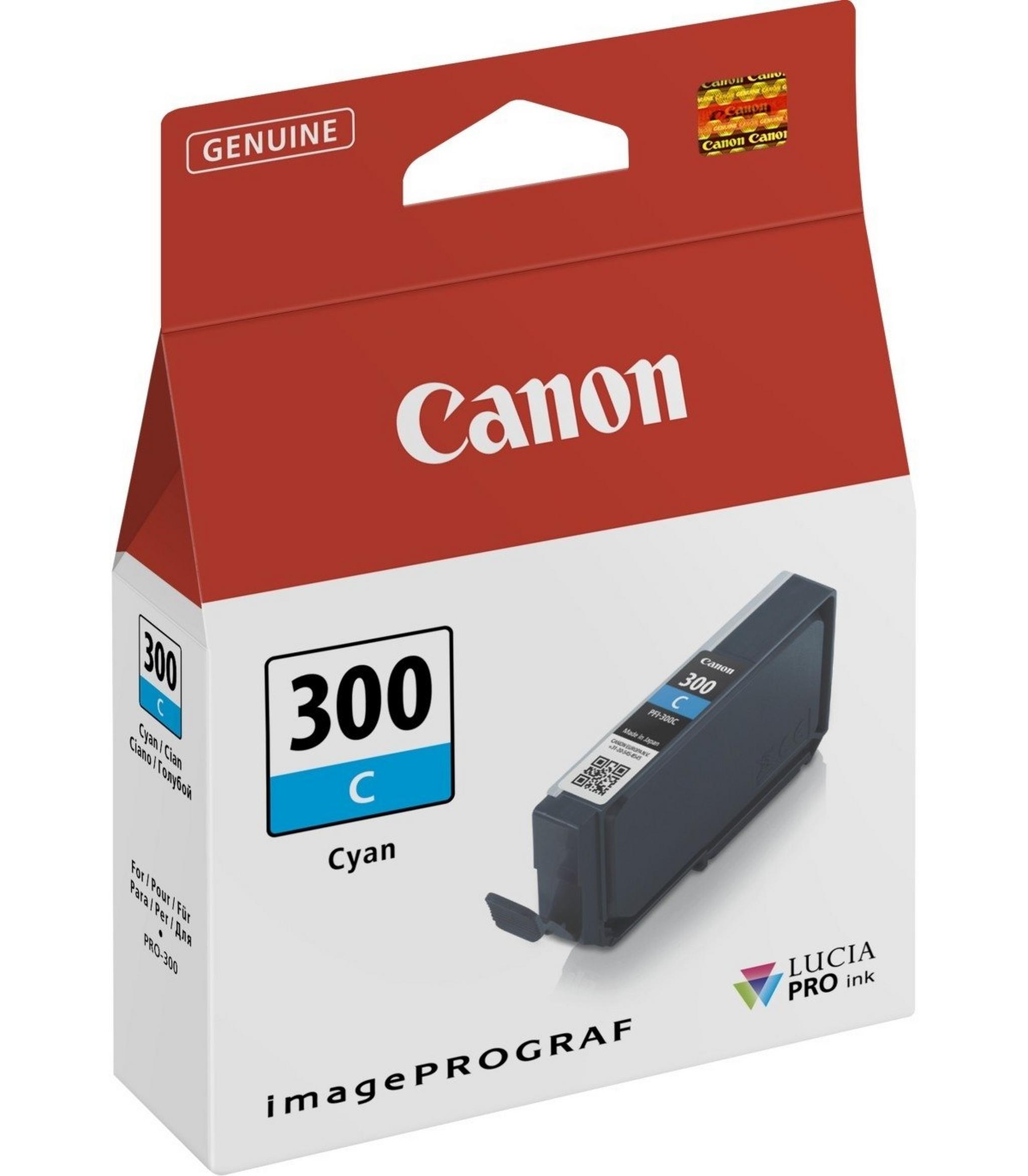 Canon PFI-300R Photo Cyan PC - Genuine Canon Ink Cartridge (4194C001Aa)