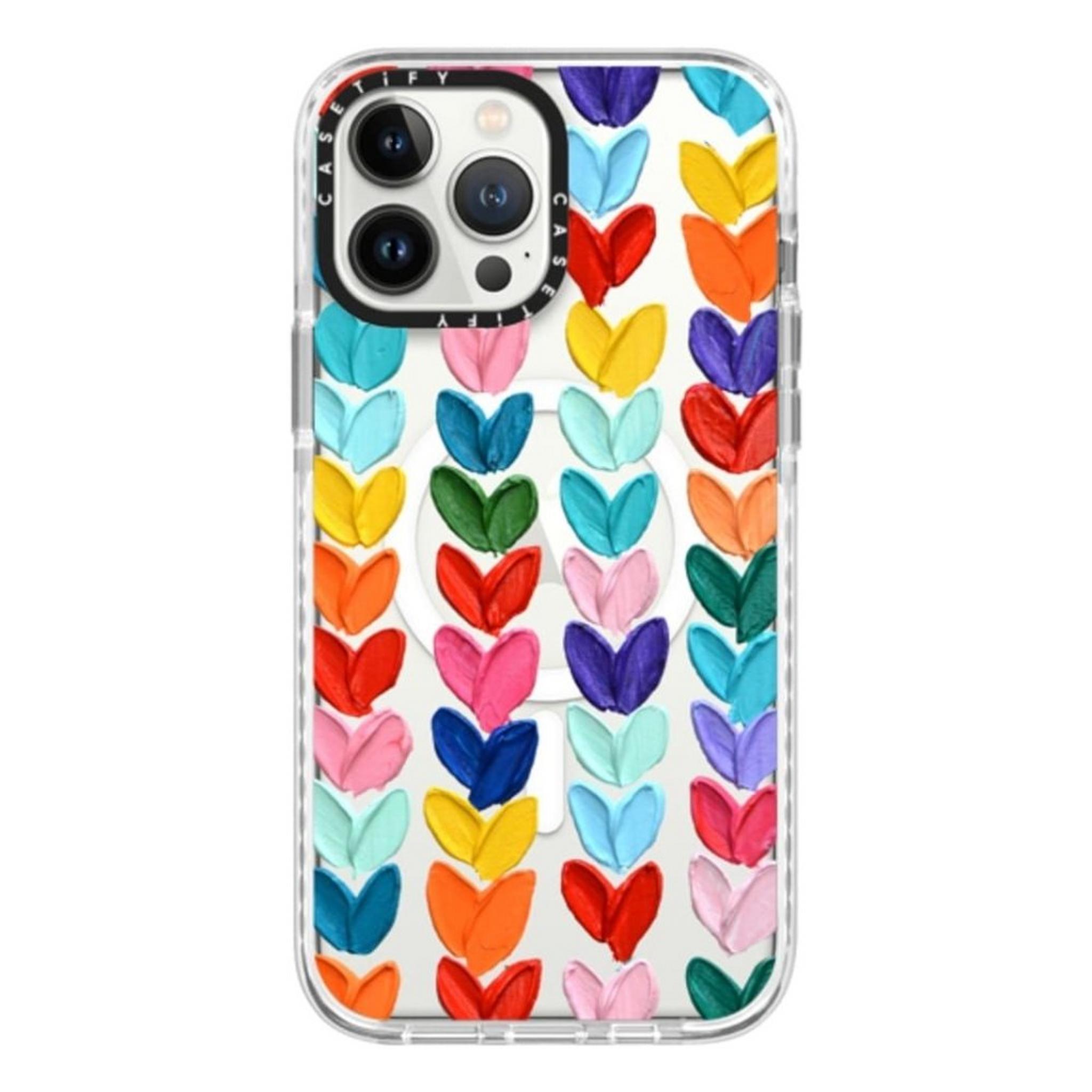 Casetify MagSafe Case for iPhone 13 Pro Max - Polka Hearts