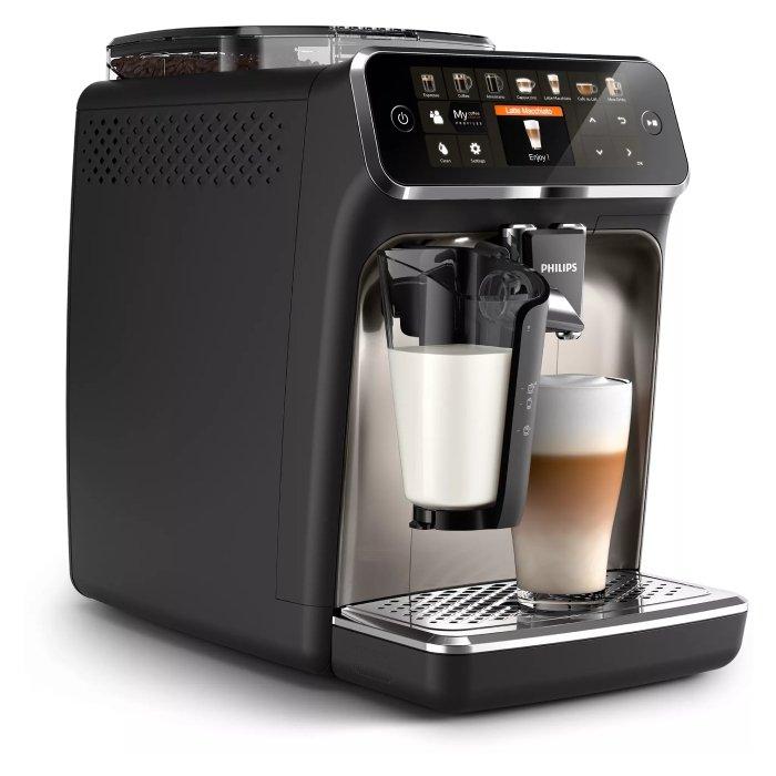 ماكينة تحضير الاسبريسو الاوتوماتيكية من فيليبس، 12 إعدادًا ، قدرة 1500 واط، سعة 1.8 لتر، EP5447/90 - أسود