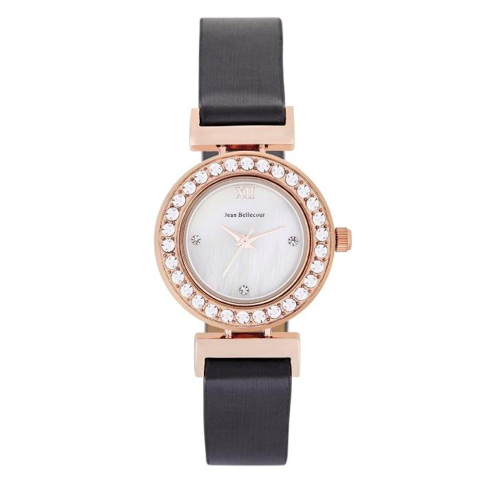 اشتري ساعة جين بيليكور للنساء بعرض تناظري 25 ملم بحزام جلد - redl1 في الكويت