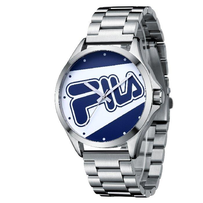 ساعة فيلا 45 ملم بعرض تناظري و حزام معدني للرجال - 38-865-006