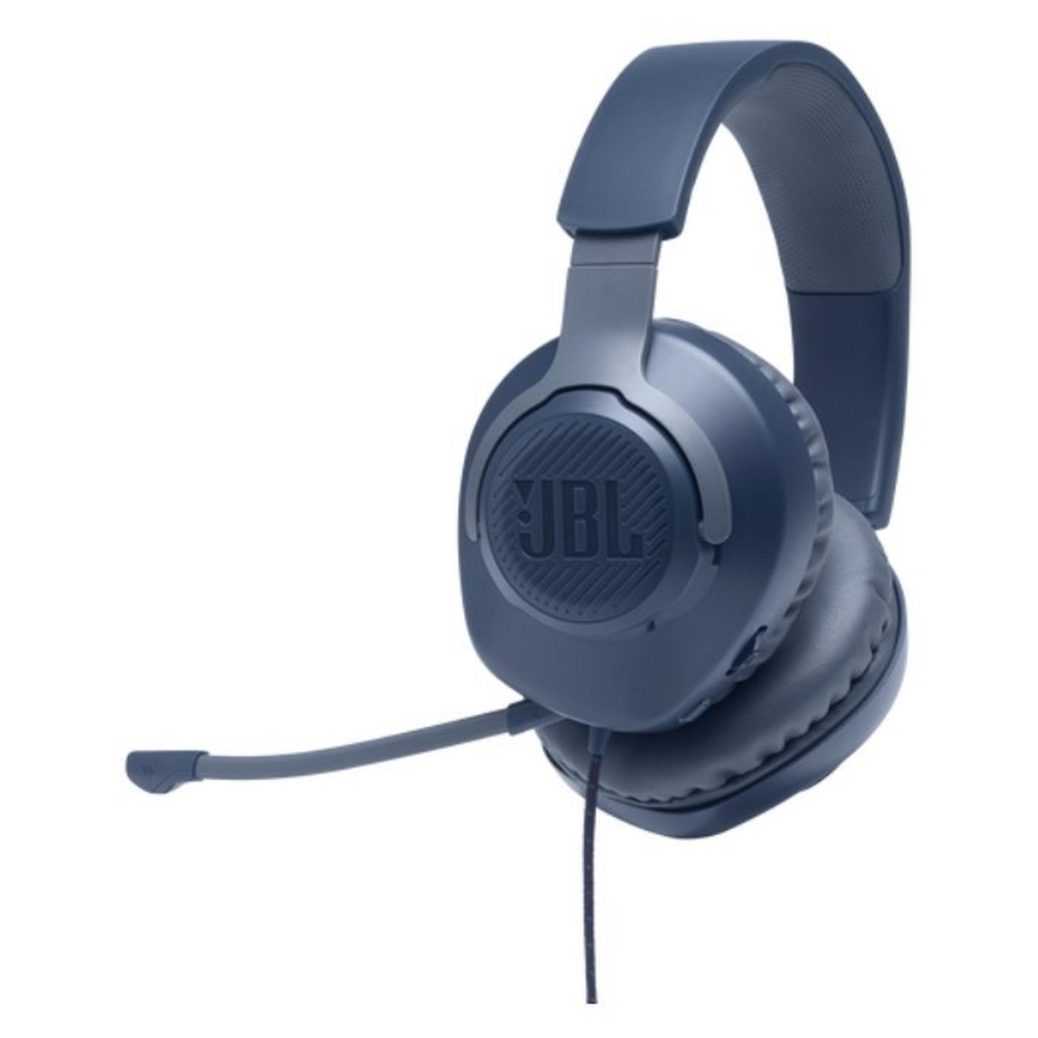 JBL Quantum 100 Wired Headset - Blue
