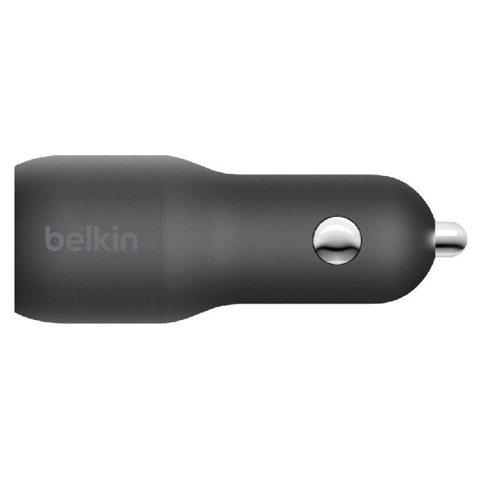 Belkin USB-C + USB-A Car Charger 32W - Black