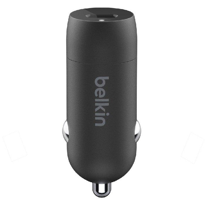 شاحن سيارة بقوة 20 واط و منفذ يو اس بي سي من بيلكن - اسود