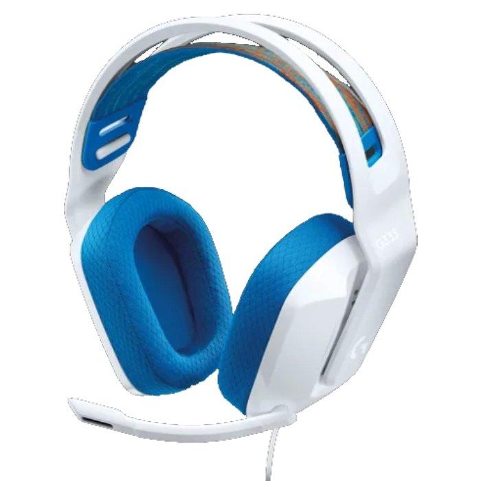 Logitech G335 Wired Gaming Headset - White