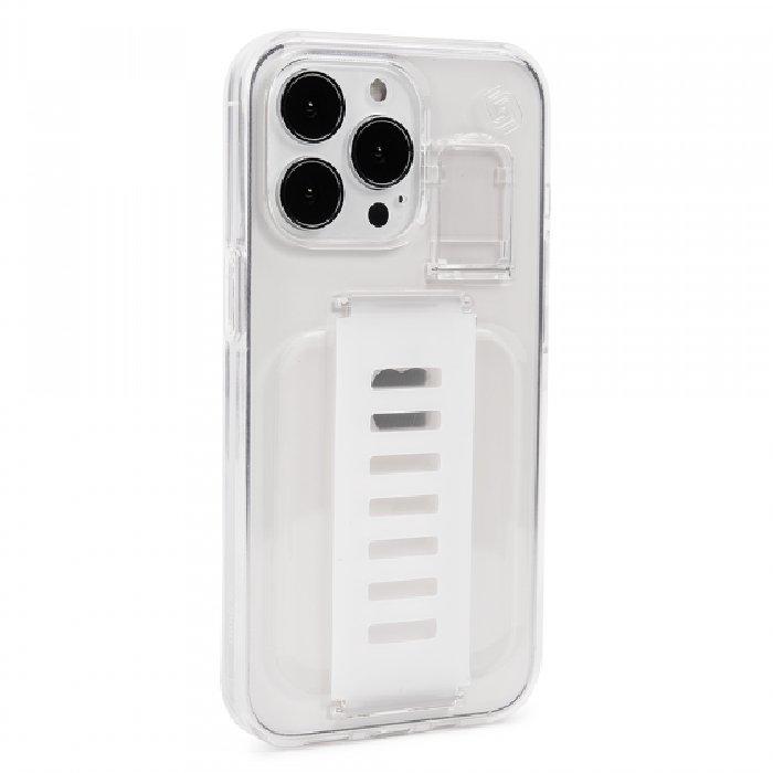 Grip2u Boost Case With Kickstand for iPhone 13 Pro Max - Clear