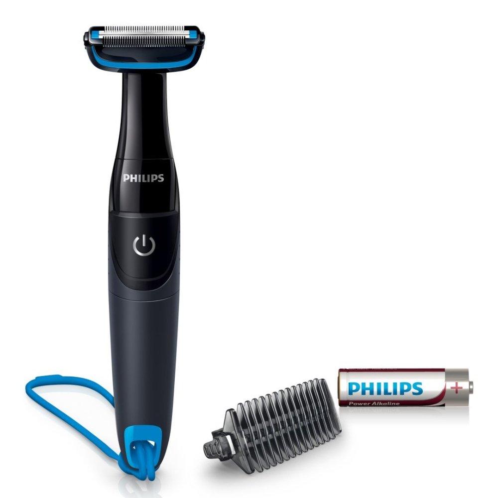 ماكينة حلاقة الجسم الرطب والجاف من فيلبس - BG1024/16  + معقم اليدين بسعة 500 مل من هايجين