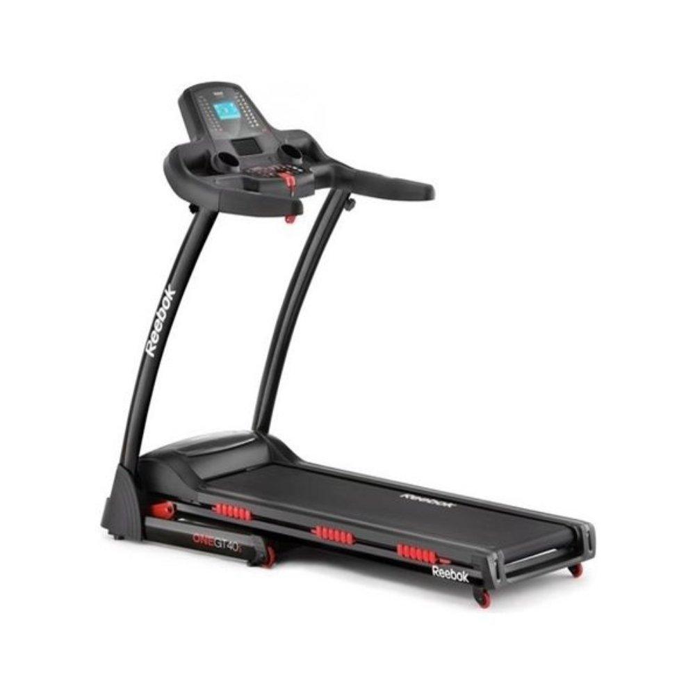 جهاز المشي المنزلي ريبوك جي تي ٤٠ إس - سلسة ون - أسود +  دراجة تمارين GB60 ون سيريس من ريبوك - أسود