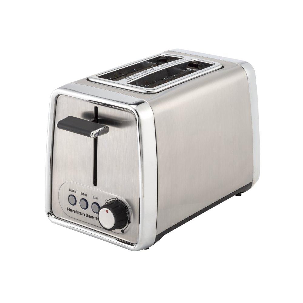 HAMILTON BEACH 2 Slice Toaster, 925W, 22791-SAU - Silver