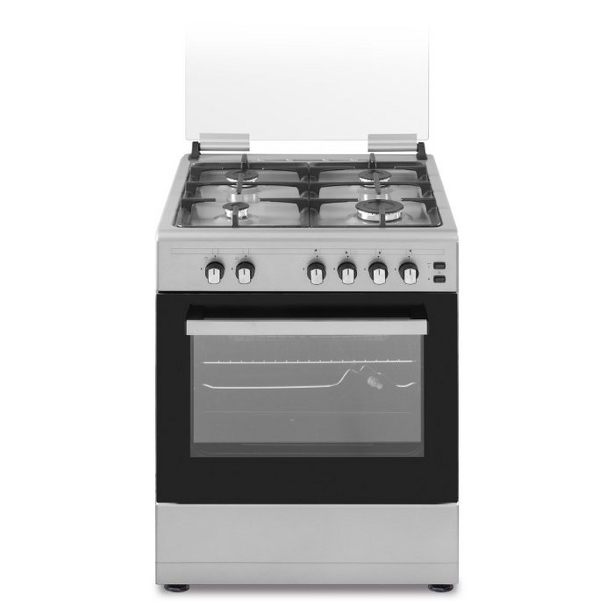 Wansa Gas Cooker 60X60 (WCT6401124X) Stainless Steel