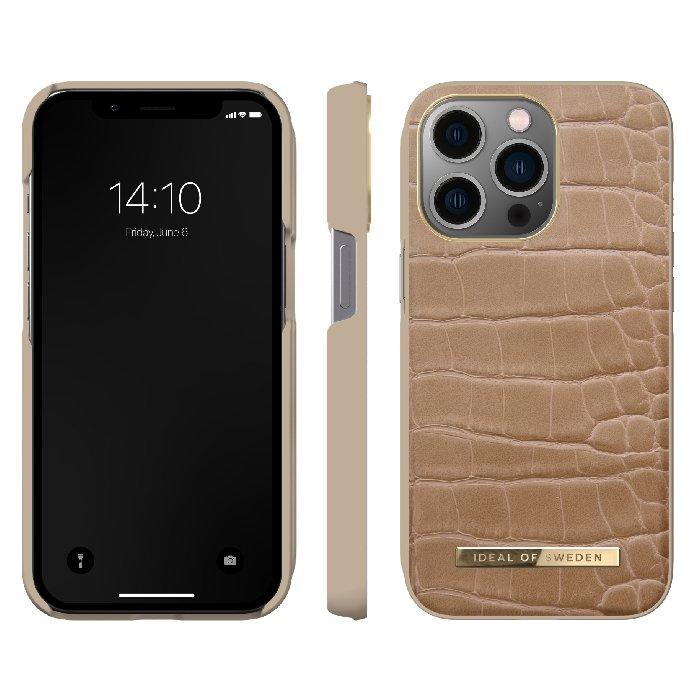 Ideal of Sweden iPhone 13 Pro Case - Camel Croco
