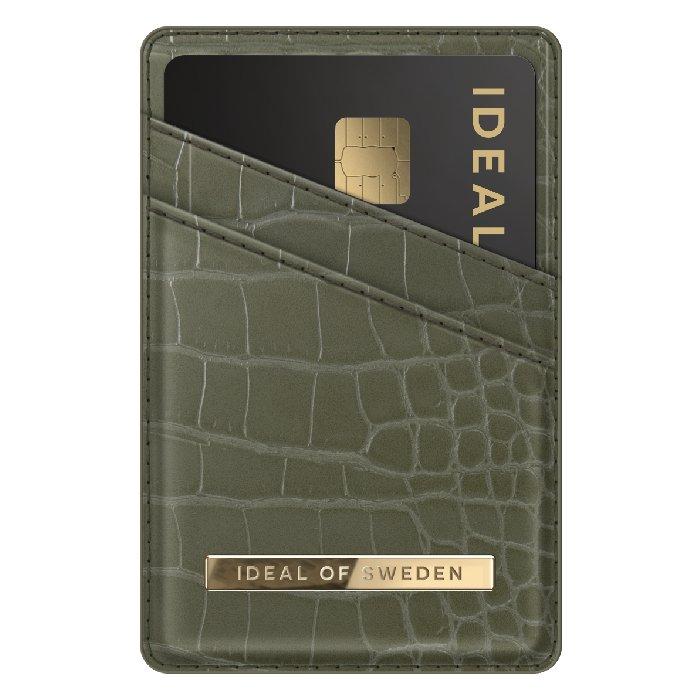 حامل البطاقات المغناطيسي من ايديل اوف سويدن - خاكي كروكو