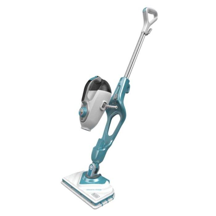 ممسحة بخار 2 في 1 من بلاك + ديكر مع  رأس مثلثة و 15 ملحقًا 1600 واط (BHSM1610DSM-GB)