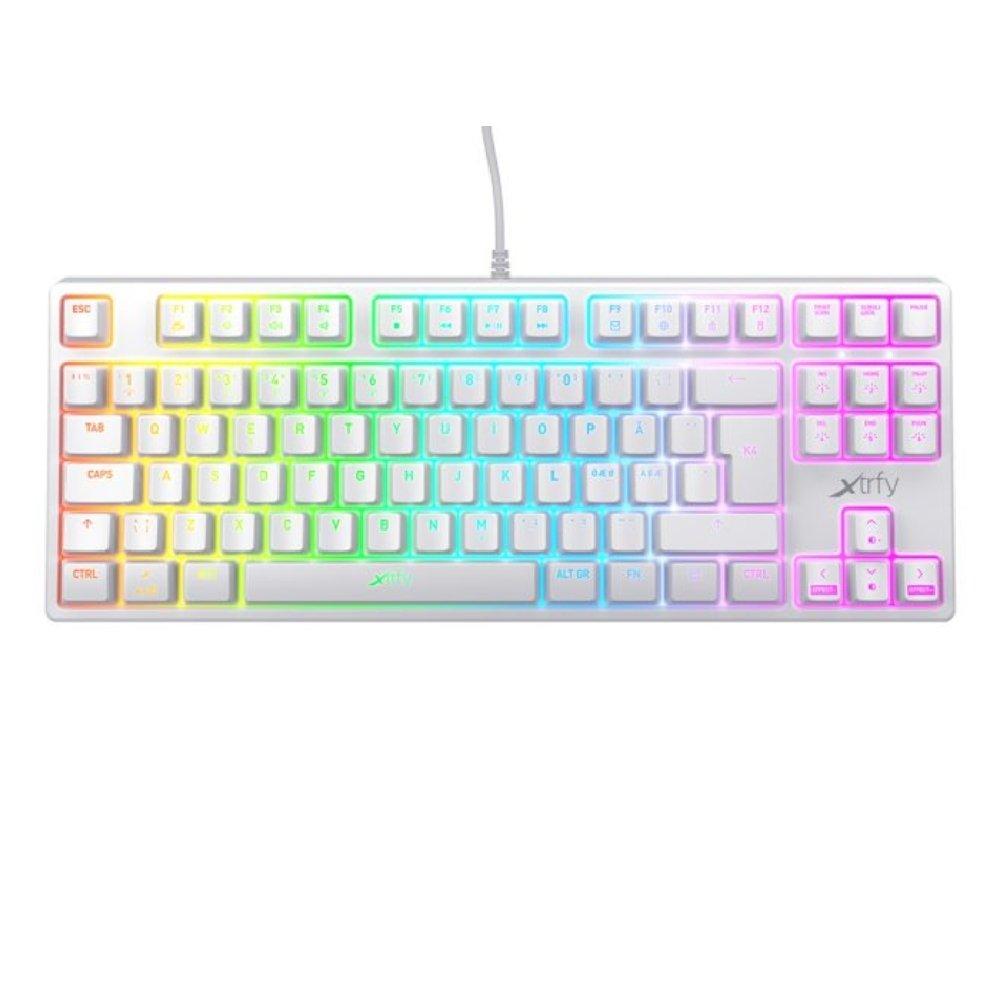 Xtrfy K4 RGB Tenkeyless Mechanical Keyboard - White
