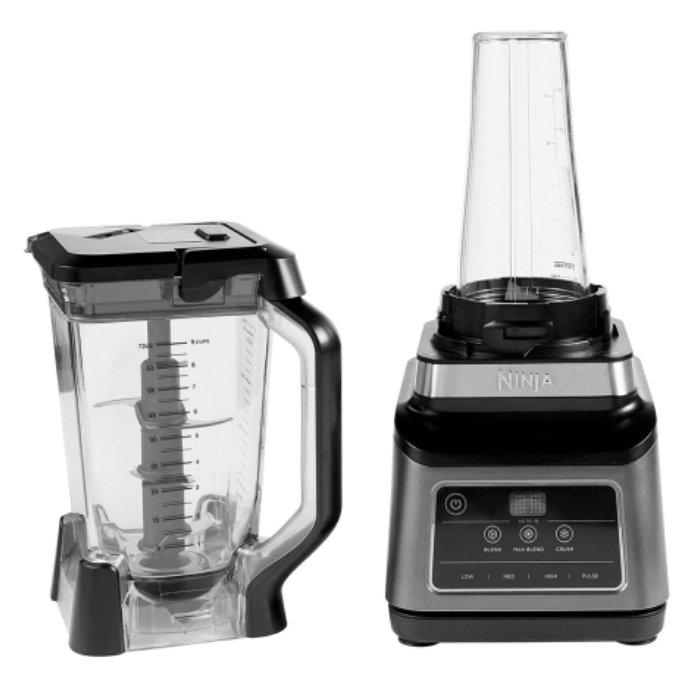خلاط نينجا 2 في 1، 1200 وات، 2.1 لتر، BN750ME - أسود