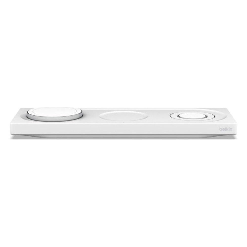 Belkin 3-in-1 Wireless Charging Pad with MagSafe - White