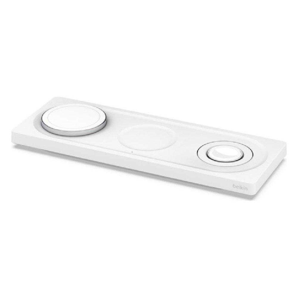 Belkin 3-in-1 Wireless Charging Pad with MagSafe - White