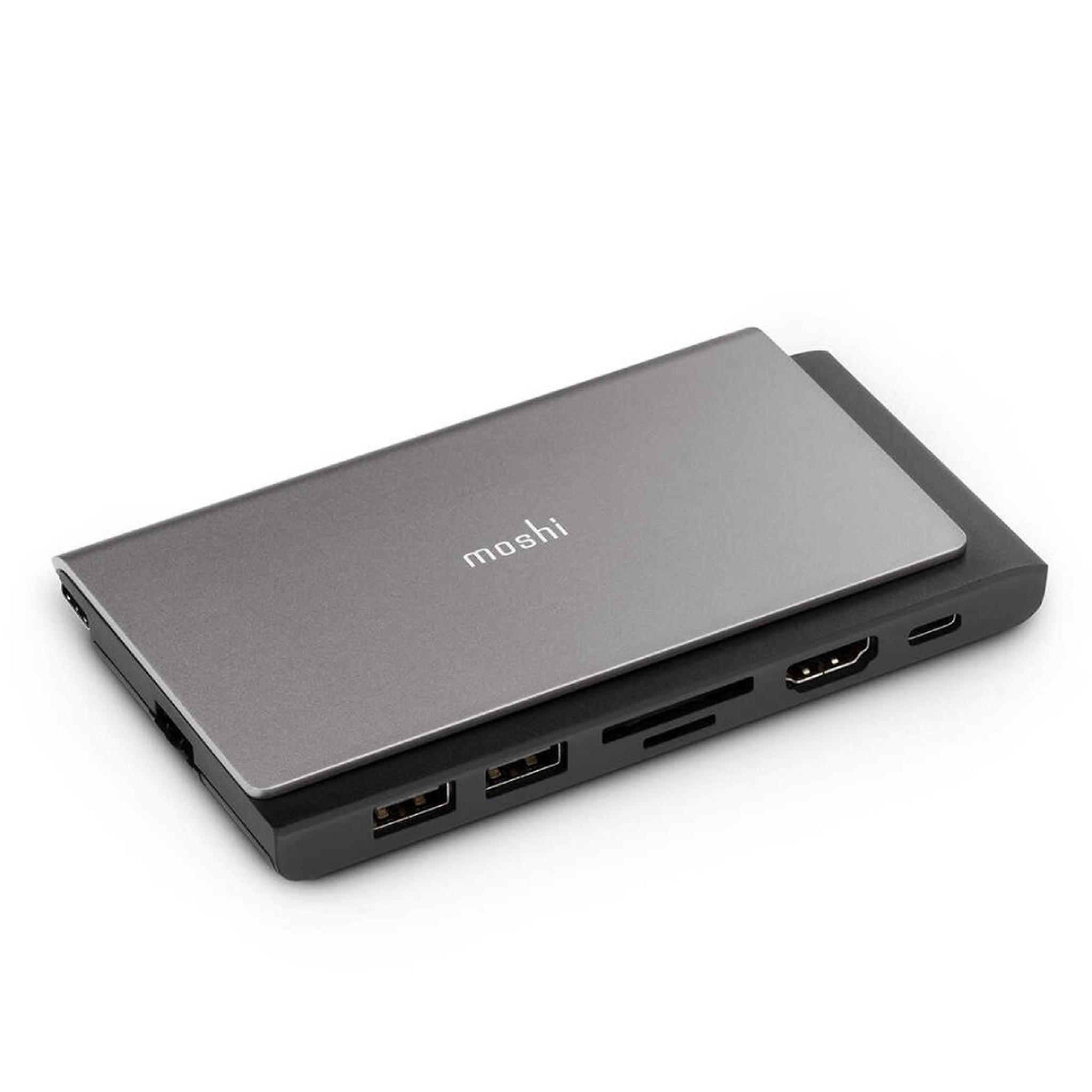 Moshi Symbus Mini 7 in 1 Portable USB-C Hub - Space Grey